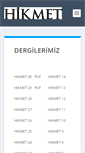 Mobile Screenshot of hikmetdergisi.org